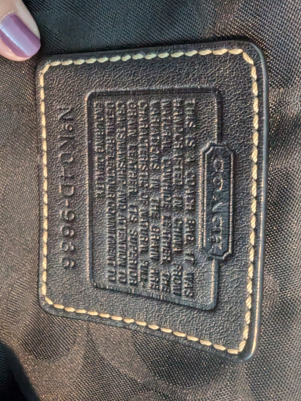 Black Leather Satchel-9836 - Picture 3 of 4